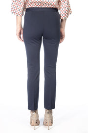 PANTALONE ZAMPETTA COTONE ELASTICIZZATO BLU