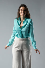 Camicia 100% seta elasticizzata - Tiffany